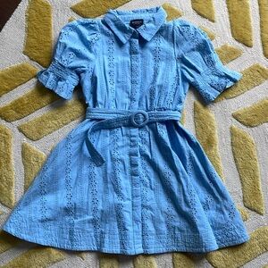 Bardot Light Blue Kids Casual Dress